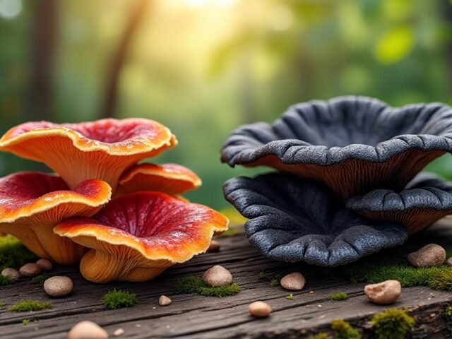 Différences entre le Reishi rouge et le Reishi noir : guide complet pour choisir