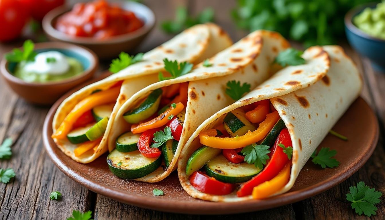 découvrez nos délicieuses fajitas végétariennes aux légumes grillés, un plat savoureux et coloré, parfait pour les amateurs de cuisine saine. avec des légumes frais, des épices envoûtantes et une touche de créativité, cette recette séduira vos papilles tout en apportant une explosion de saveurs.
