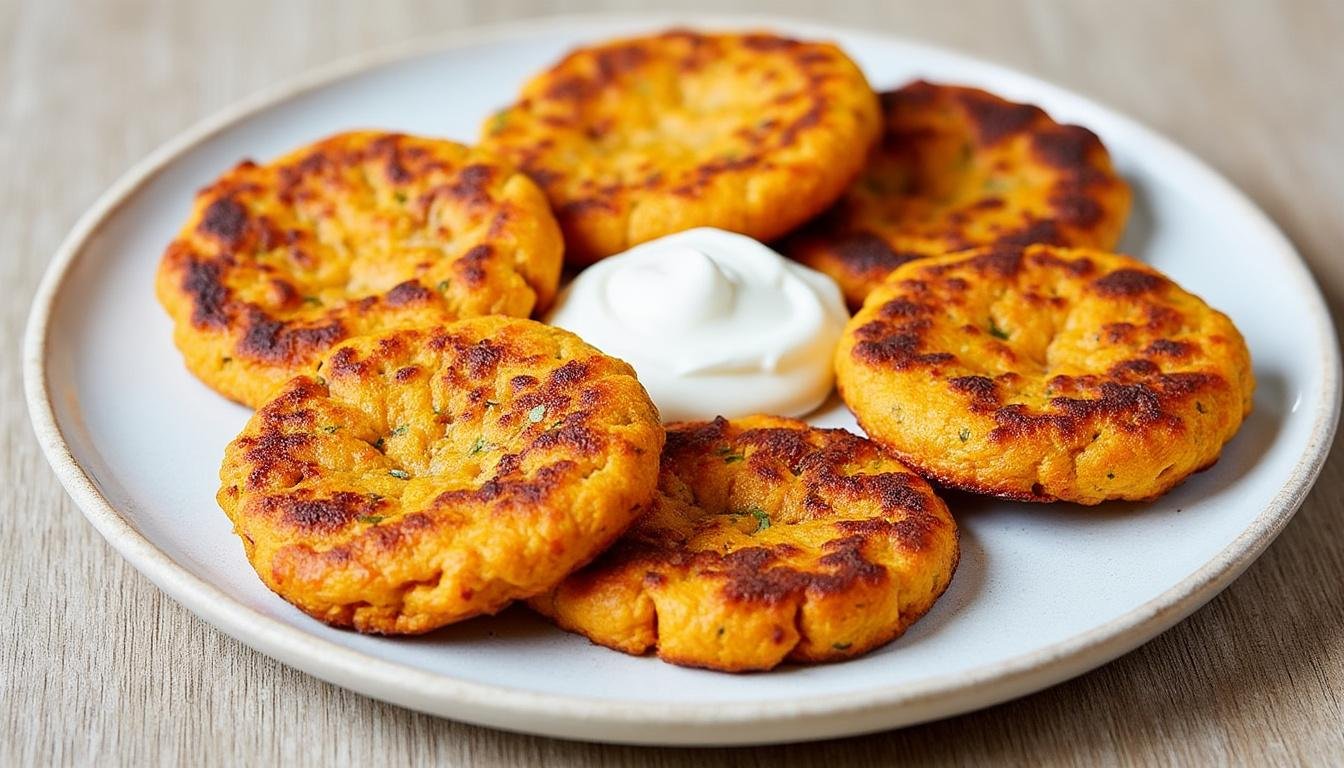 découvrez une recette savoureuse de galettes de patate douce agrémentées d'épices parfumées. parfaites pour un apéritif original ou un accompagnement gourmand, ces galettes croustillantes séduiront les papilles de tous. préparez-vous à savourer un délicieux mélange de douceur et de chaleur dans chaque bouchée.