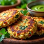 Galettes de quinoa et légumes