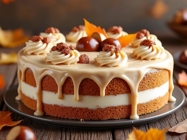 Gâteau à la crème de marrons