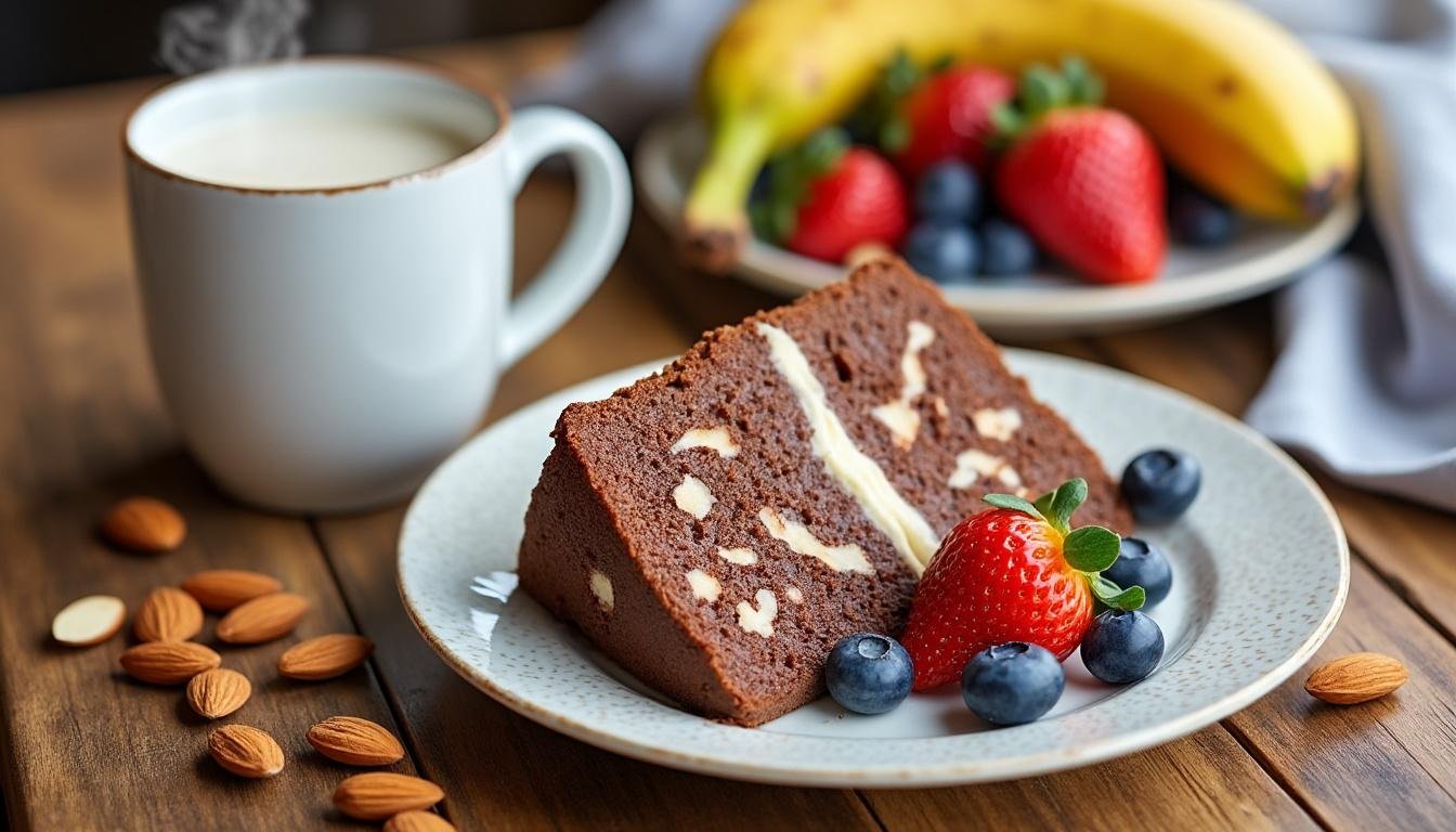 découvrez notre irrésistible gâteau au lait d’amande et cacao, une délicieuse combinaison de saveurs réconfortantes. parfait pour les amateurs de douceurs chocolatées et de gourmandises à base de lait d’amande, ce dessert moelleux ravira vos papilles à chaque bouchée.