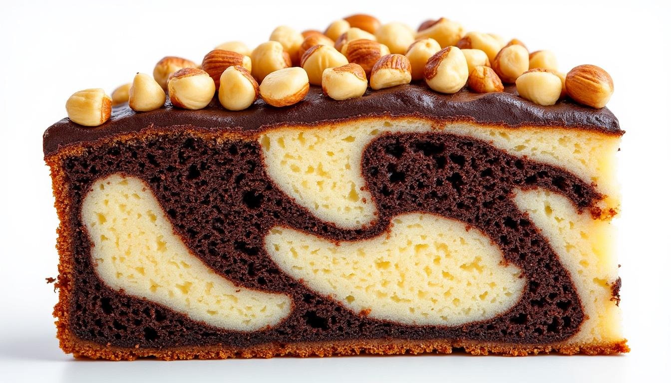 découvrez notre délicieux gâteau marbré à la vanille et noisettes, un doux mélange de saveurs qui ravira vos papilles. parfait pour le dessert ou le goûter, il allie la douceur de la vanille à la croquant des noisettes. une douceur à ne pas manquer !