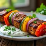 Kebab végétarien au seitan
