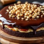 Moelleux aux noisettes et chocolat praliné