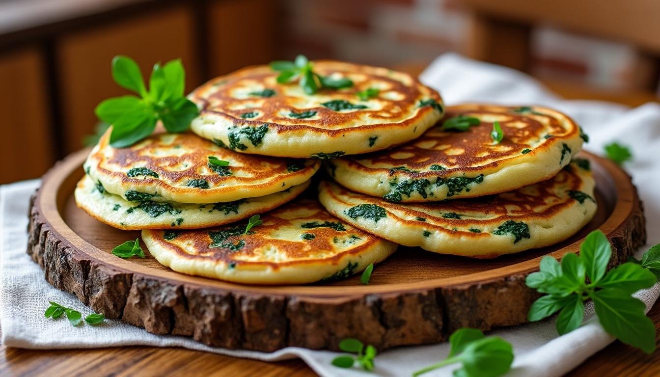 découvrez une délicieuse recette de pancakes salés aux épinards et fromage, idéale pour un brunch ou un dîner léger. savoureux et faciles à préparer, ces pancakes allient la douceur des épinards à la richesse du fromage pour une expérience gustative unique.