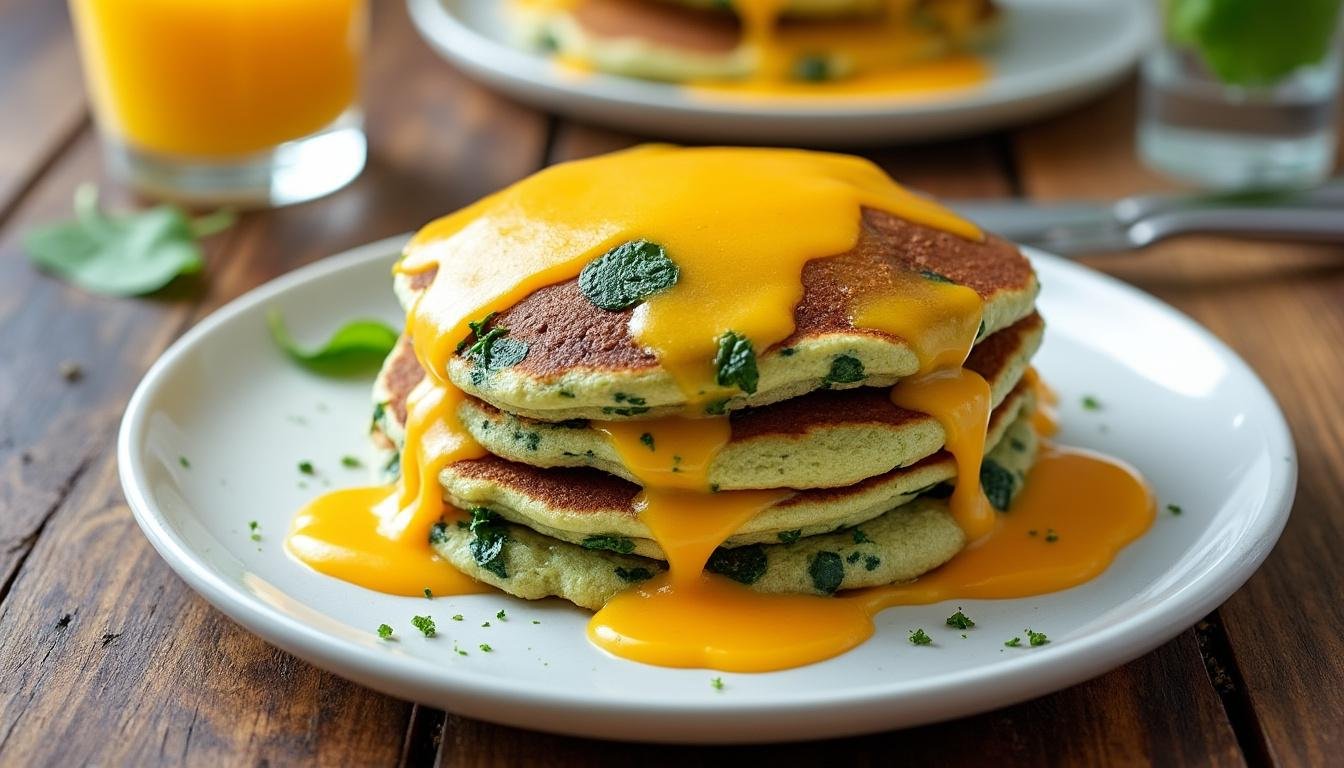 découvrez une délicieuse recette de pancakes salés aux épinards et au fromage, alliant saveurs et textures. parfait pour un brunch gourmand ou un repas rapide et sain, ces pancakes moelleux raviront vos papilles tout en apportant des nutriments essentiels.