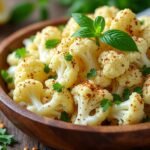 Salade de chou-fleur mariné au citron et sumac