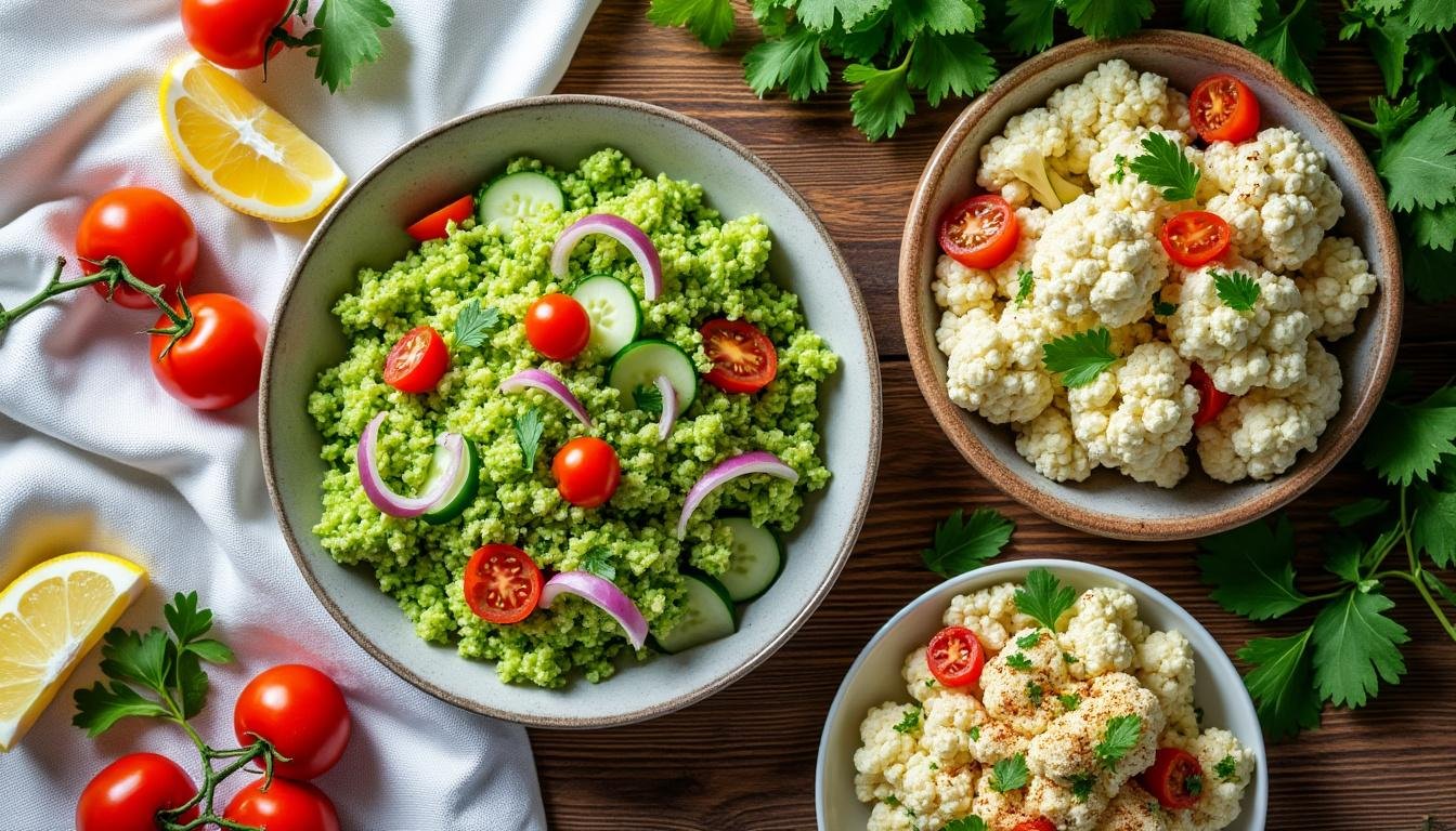 découvrez notre délicieuse salade de chou-fleur mariné au citron et sumac, un plat frais et savoureux qui allie croquant et acidité. idéal en entrée ou en accompagnement, cet équilibre de saveurs apportera une touche originale à vos repas.