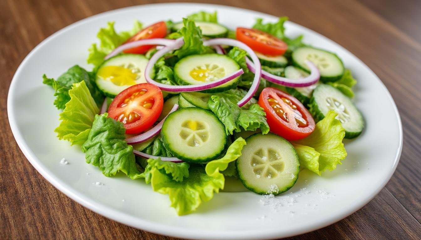découvrez une délicieuse salade de cresson, pommes et noix, alliant fraßcheur et croquant. parfaite pour un repas léger ou une entrée, cette recette saine met en valeur des ingrédients naturels et savoureux qui raviront vos papilles. idéale pour impressionner vos invités avec une touche de créativité en cuisine.