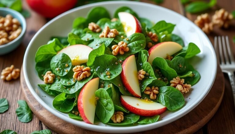 découvrez notre délicieuse salade de cresson, pommes croquantes et noix savoureuses. un mélange frais et équilibré qui ravira vos papilles avec des saveurs uniques et une touche de santé.