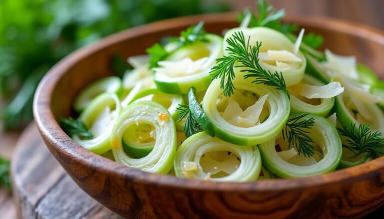 découvrez notre délicieuse salade de fenouil, parmesan et huile de noisette, une harmonie parfaite de saveurs croquantes et savoureuses. idéale en entrée ou en accompagnement, elle apporte une touche de fraîcheur à vos repas.