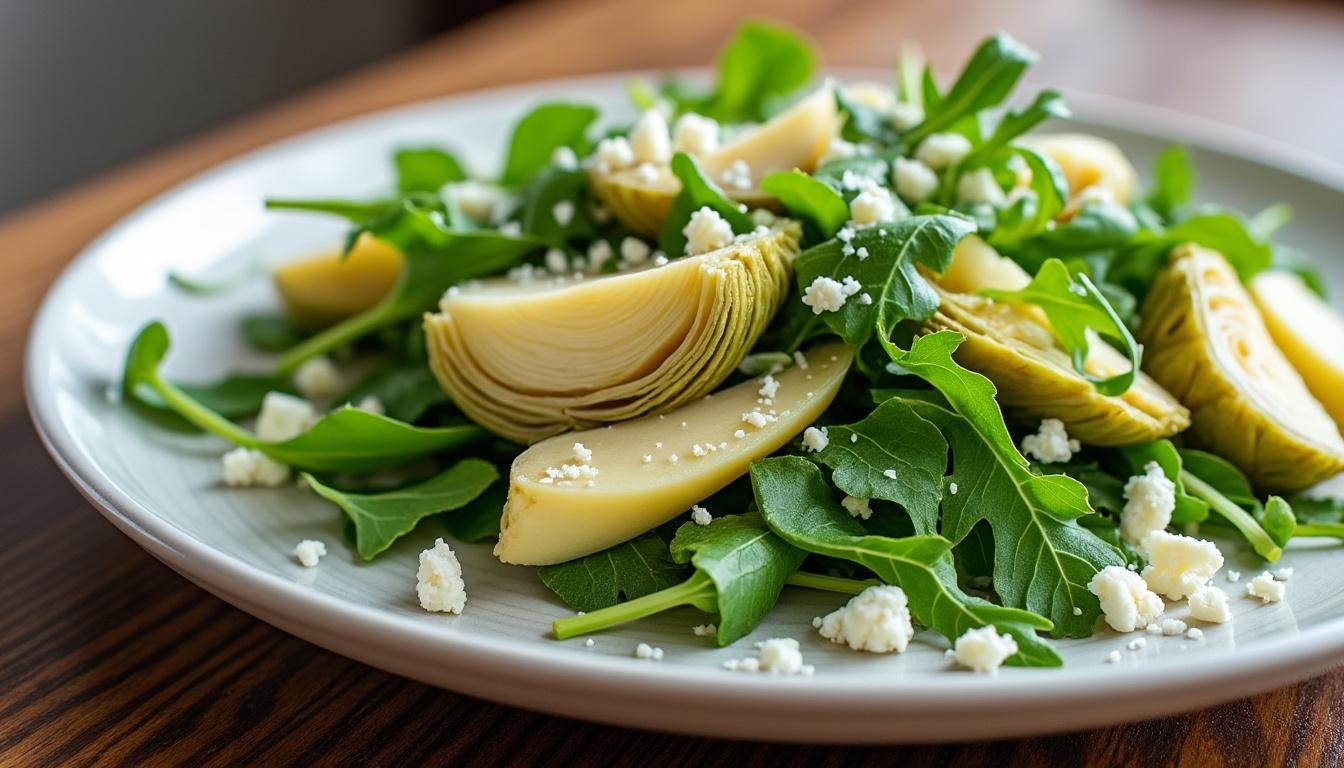 découvrez notre savoureuse salade de roquette, artichauts et pecorino, un mélange parfait de fraßcheur et de saveurs méditerranéennes. idéale en entrée ou en plat léger, cette recette ravira les amateurs de bonne cuisine.