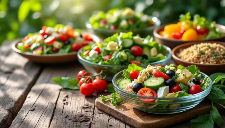 découvrez notre sélection de salades fraîches et légères, parfaites pour une alimentation saine et équilibrée. idéales pour l'été, ces recettes savoureuses allient légumes croquants et assaisonnements délicats pour régaler vos papilles tout en restant légères.
