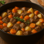 Recette traditionnelle du ragoût de bœuf aux légumes du terroir