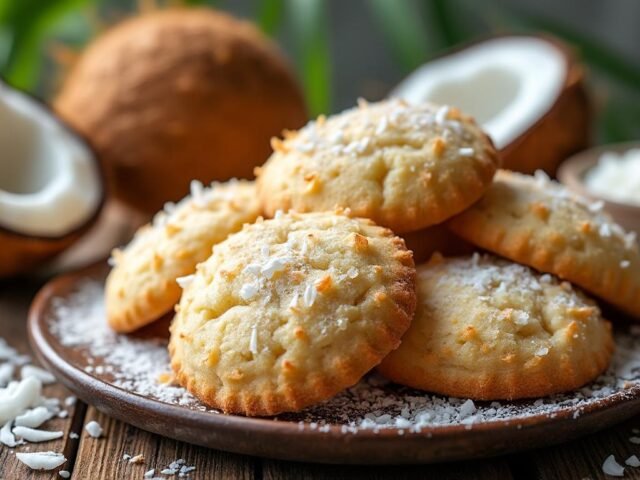 Biscuits moelleux à la noix de coco