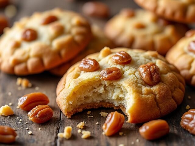 Biscuits sablés aux éclats de praliné