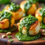 Bouchées de mozzarella et pesto