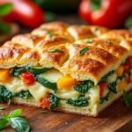 Brick aux légumes et fromage fondant
