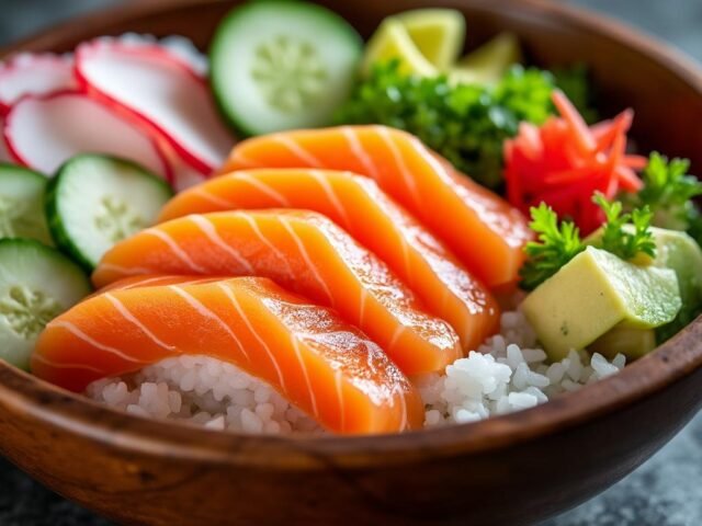 Chirashi Sushi au Saumon : un sushi déstructuré express