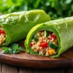 Chou farci au riz et légumes méditerranéens