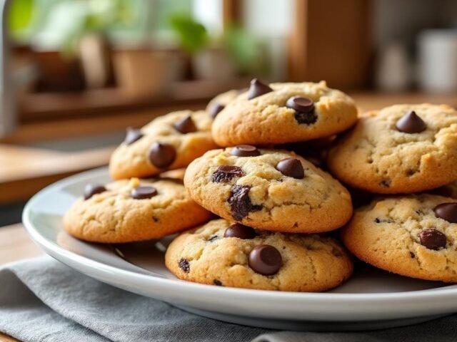 Cookies au quinoa soufflé et pépites de chocolat