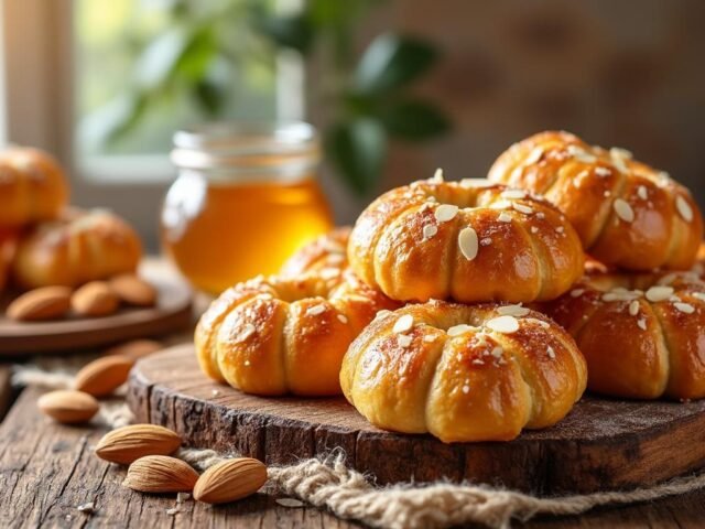 Croquants aux amandes et miel