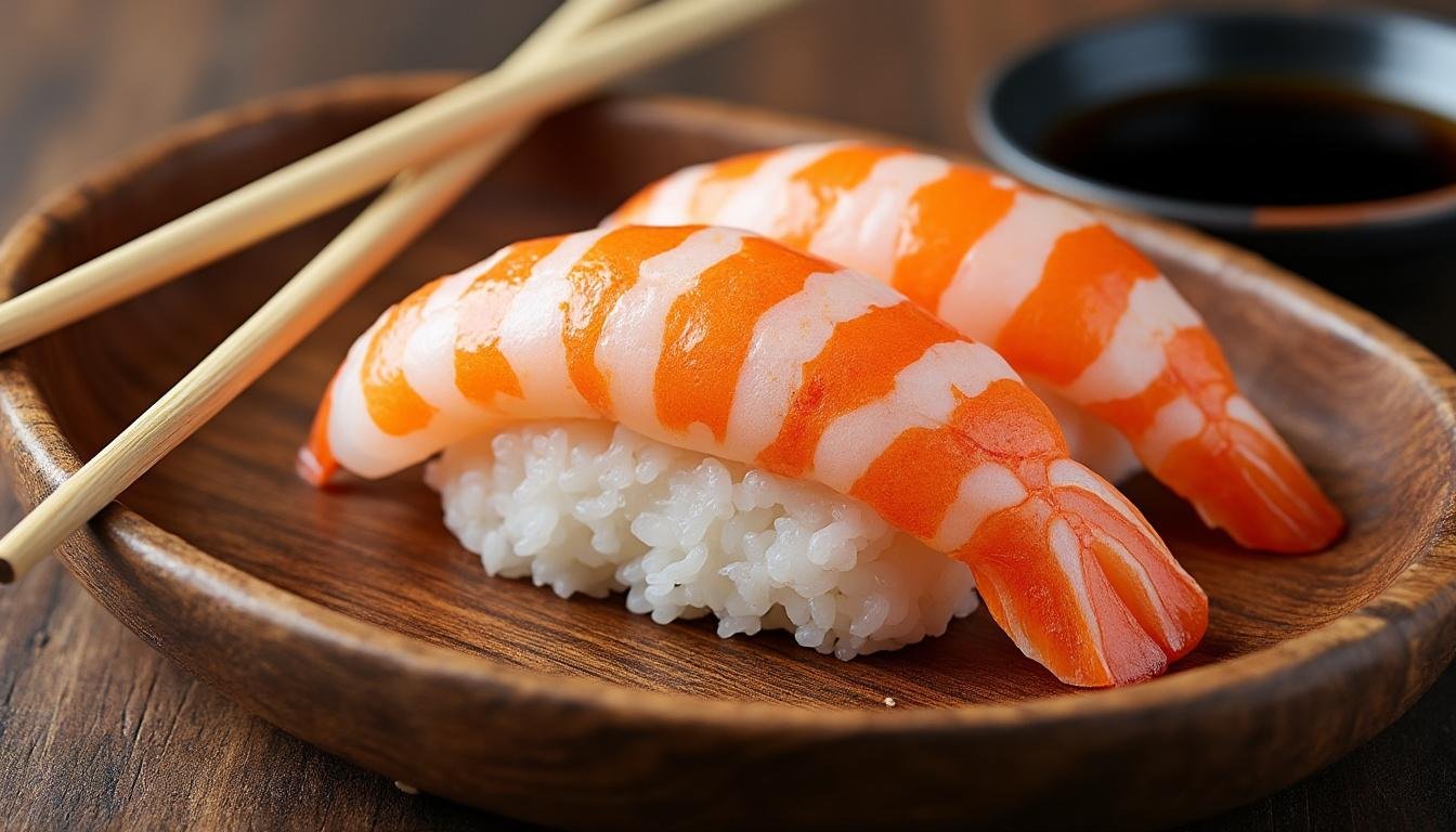 découvrez l'ebi nigiri, un mets délicat où les crevettes sont mises à l'honneur. plongez dans l'univers savoureux de la cuisine japonaise avec cette délicieuse combinaison de riz vinaigré et de crevettes fraîches, pour une expérience gustative inoubliable.