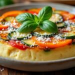 Flan de légumes au parmesan et basilic