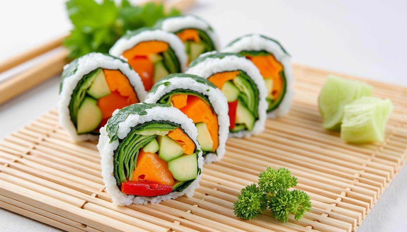 découvrez notre futomaki végétarien, des sushis géants remplis de légumes croquants et savoureux. une expérience culinaire délicieuse et saine qui ravira les amateurs de cuisine japonaise et végétarienne.