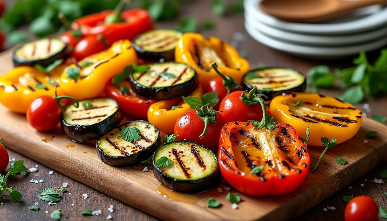 découvrez notre délicieuse recette de galettes de polenta aux herbes, accompagnées de légumes grillés savoureux. un plat végétarien qui allie texture croustillante et saveurs méditerranéennes, parfait pour un repas sain et gourmand.