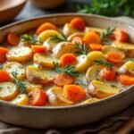 Gratin de légumes racines au lait de coco