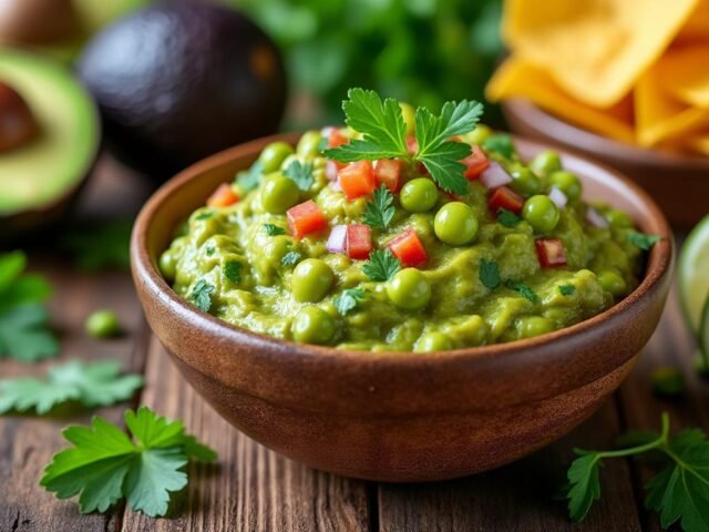Guacamole aux pois cassés
