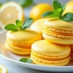 Macarons végétariens au citron