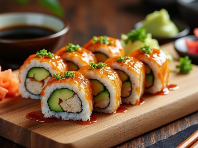 Maki au Poulet Teriyaki : pour changer du poisson cru