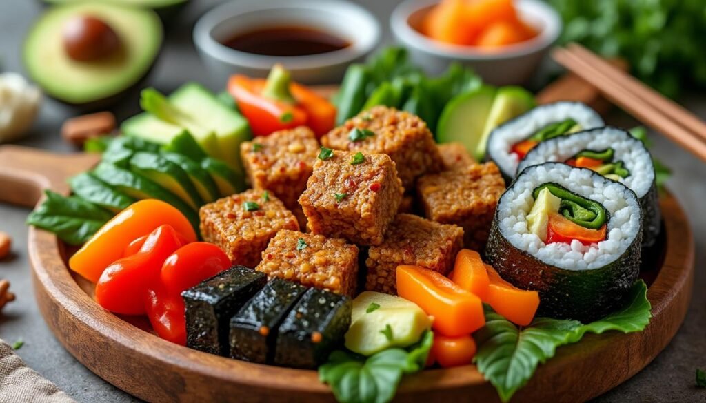 découvrez notre recette de maki au tofu mariné, un plat vegan savoureux qui allie fraîcheur et créativité. idéal pour les amateurs de cuisine végétale, ce maki vous séduira par ses saveurs uniques et sa texture fondante. parfait pour un repas sain et gourmand !
