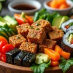 Maki au Tofu Mariné : vegan et délicieux