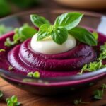 Mousse de betterave au chèvre frais