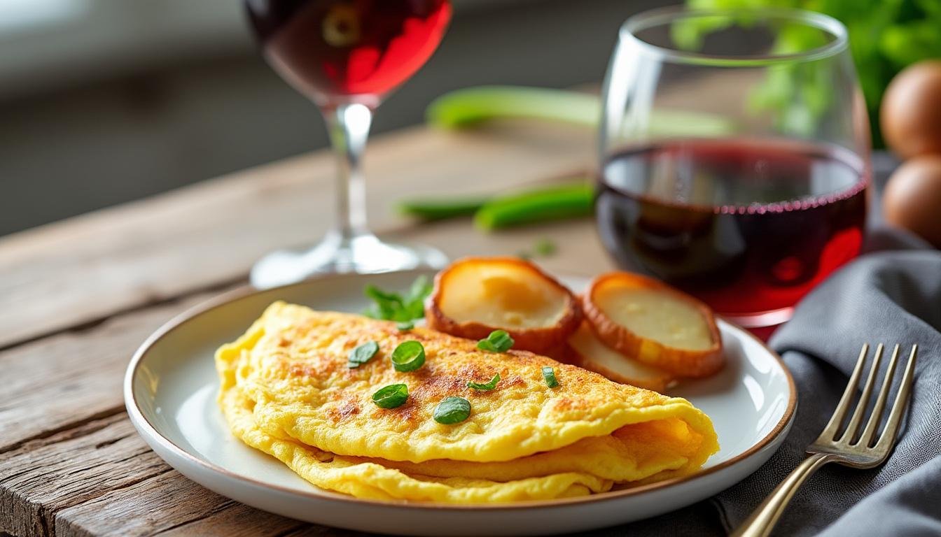 découvrez notre délicieuse recette d'omelette aux pommes de terre et ciboulette, un plat réconfortant et savoureux qui ravira vos papilles. facile à préparer, cette omelette est parfaite pour un brunch ou un dîner léger. ajoutez une touche de verdure avec de la ciboulette fraîche pour une explosion de saveurs!