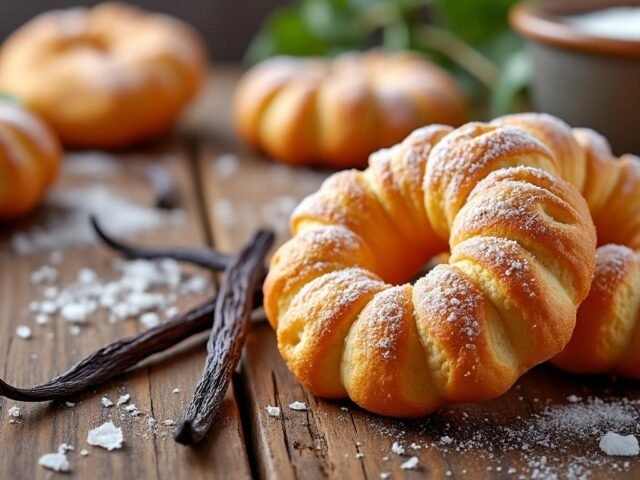 Palmiers feuilletés au sucre vanillé