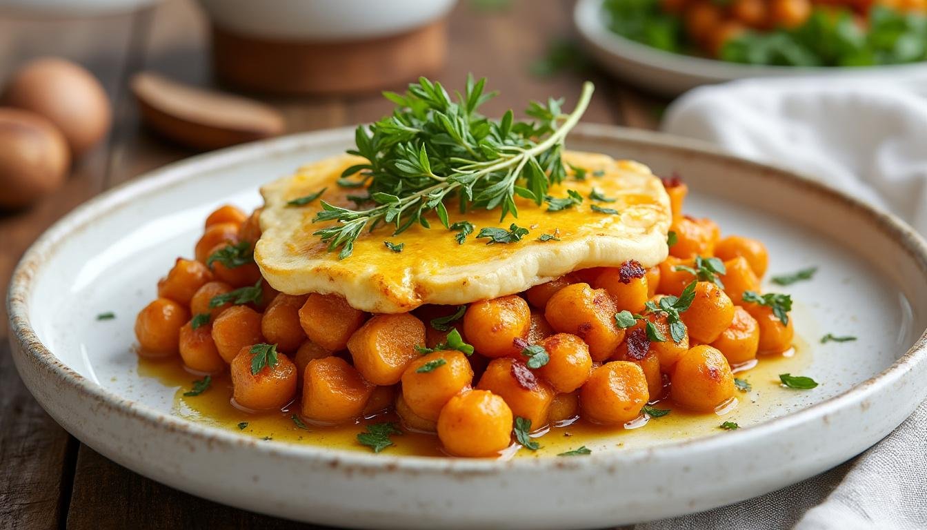 découvrez notre délicieuse recette de parmentier de patates douces et pois chiches, un plat réconfortant et savoureux, parfait pour un repas réconfortant. savourez l'alliance de la douceur des patates douces et la richesse des pois chiches pour une expérience culinaire dolce-vita.
