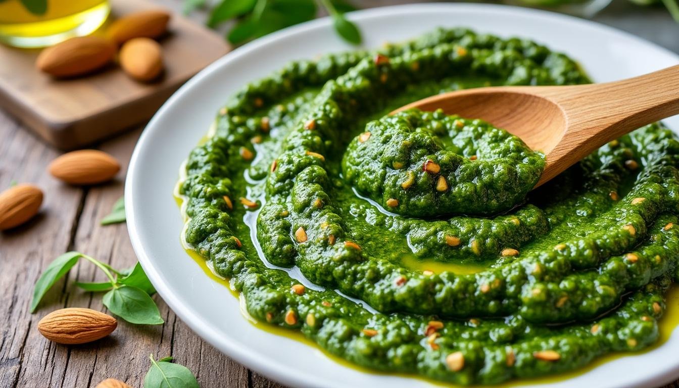 découvrez une délicieuse recette de pâtes au pesto de roquette et amandes, alliant fraîcheur et gourmandise. parfaites pour un repas rapide et savoureux, ces pâtes raviront vos papilles avec leur combinaison unique de saveurs. idéales pour les amateurs de cuisine italienne et ceux en quête de nouvelles inspirations!