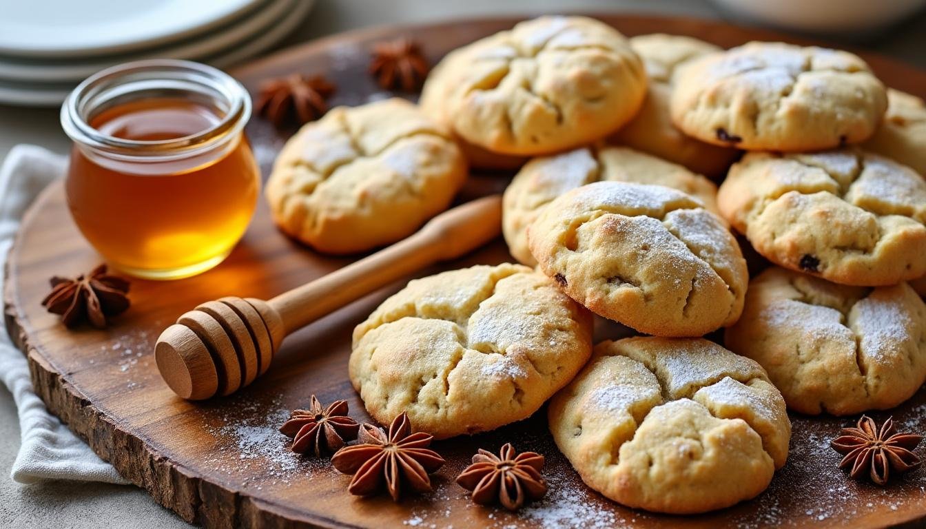 découvrez nos délicieux petits biscuits à l’anis et au miel, alliant la douceur du miel à la saveur unique de l’anis. parfaits pour accompagner votre thé ou café, ces biscuits sont une véritable invitation à la gourmandise.