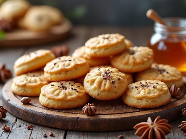 Petits biscuits à l’anis et au miel