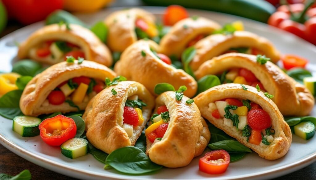 découvrez notre recette savoureuse de petits croissants feuilletés aux légumes, une délicieuse alternative végétale idéale pour vos apéritifs ou vos repas légers. faciles à préparer, ces petits délices croustillants raviront vos invités et égayeront vos tables.