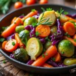 Poêlée de légumes d’hiver aux herbes et huile d’olive