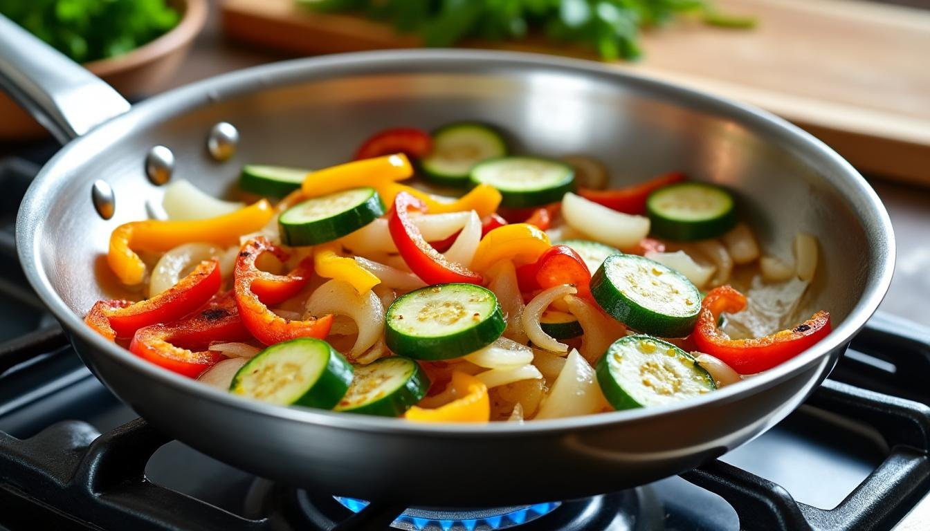 découvrez notre délicieuse poêlée de légumes d’hiver, savamment assaisonnée avec des herbes fraîches et de l'huile d'olive. un plat réconfortant et sain qui met en valeur les saveurs rustiques de la saison. parfait pour régaler vos convives tout en appréciant la douceur des légumes d'hiver!
