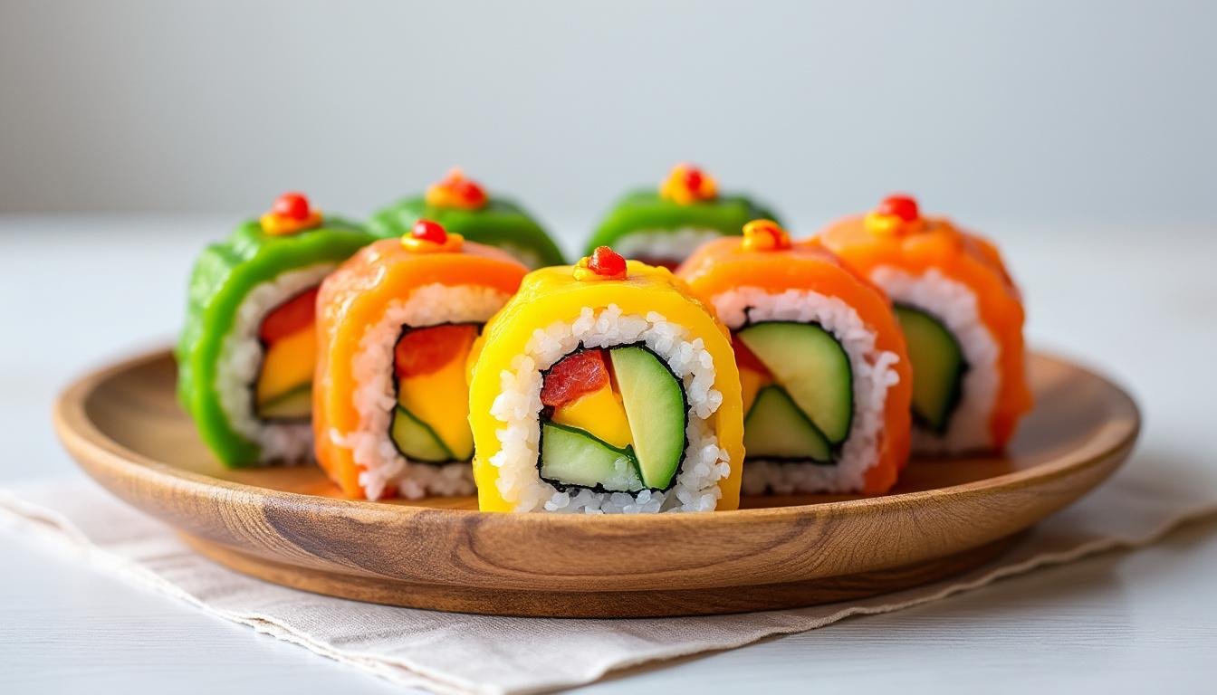 dĂ©couvrez rainbow rolls, une expĂ©rience culinaire unique oĂč chaque bouchĂ©e est une explosion de couleurs et de saveurs. plongez dans un monde vibrant de sushis crĂ©atifs et savamment prĂ©parĂ©s, alliant fraĂźcheur et originalitĂ© pour ravir vos papilles.