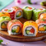 Rainbow Rolls : explosion de couleurs et de saveurs