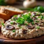 Rillettes de champignons et pain complet